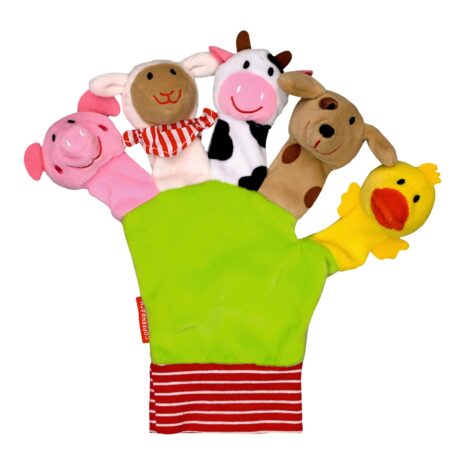 Coppenrath Die Spiegelburg Mein liebster Fingerpuppen-Handschuh - Alle meine Fingerlein wollen heute Tiere sein