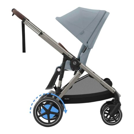 Cybex Gold Kinderwagen e-Gazelle hellblau