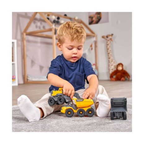 Dickie Toys Volvo Baustellenfahrzeuge Construction Set