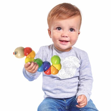 Eichhorn Greifling Raupe aus Holz