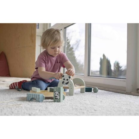 Eichhorn Klopfbank aus Holz Panda