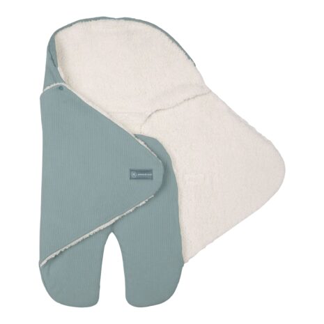Emma & Noah Einschlagdecke mit Füßen gruen