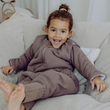 Emma & Noah Winter-Sleepoverall Essential mit abnehmbaren Ärmeln und Umschlag-Füßchen 3.5 TOG