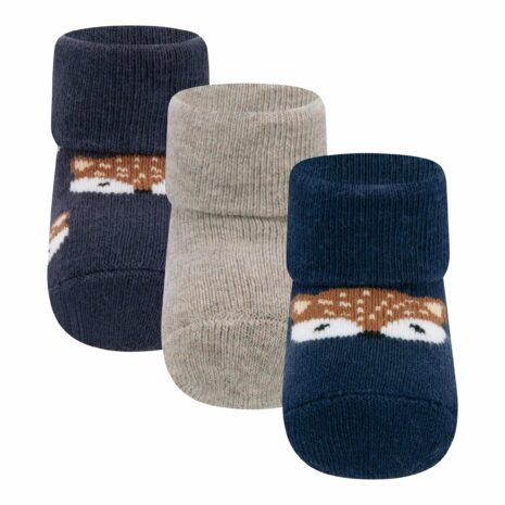 Ewers 3er-Pack Erstlingssocken Fuchs