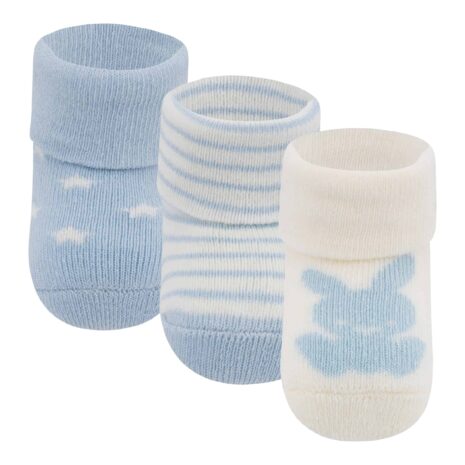 Ewers 3er-Pack Erstlingssocken Hase