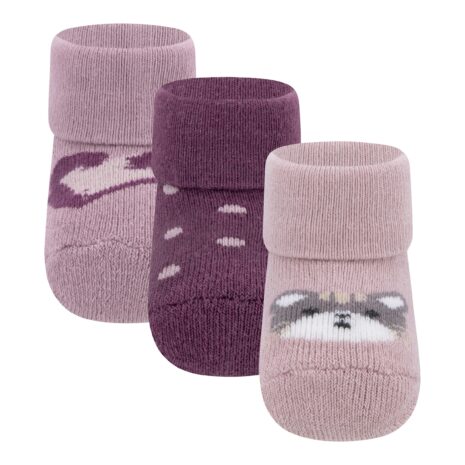 Ewers 3er-Pack Erstlingssocken Katze Herz Punkte