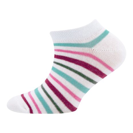 Ewers 3er-Pack Sneakersocken Erdbeeren Ringel