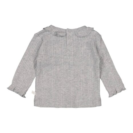 Feetje Ajour-Shirt langarm mit Rüschenkragen Rippqualität Feetje Ajour-Shirt langarm mit Rüschenkragen Rippqualität