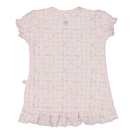 Feetje Kleid kurzarm Rüsche Karo