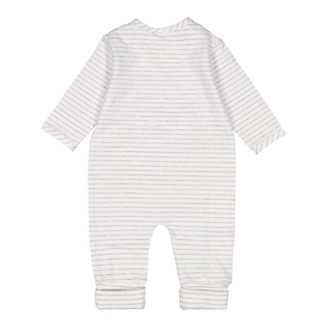 Feetje Overall mit Klappfuß Ringel Giraffe