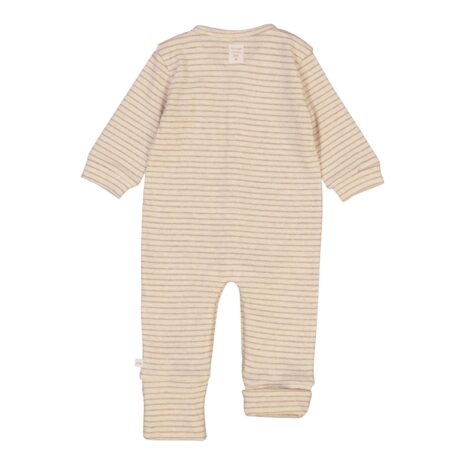 Feetje Overall mit Klappfuß Ringel Rippqualität