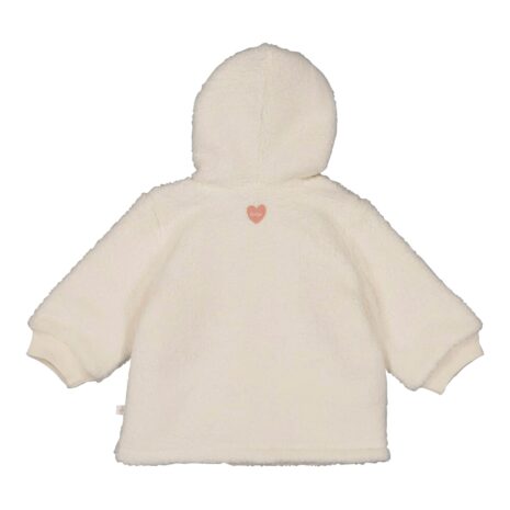 Feetje Plüschjacke mit Kapuze Blume