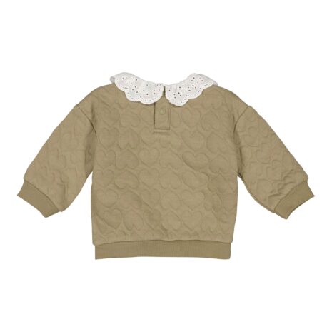 Feetje Sweatshirt mit Kragen Herzen gequiltet Feetje Sweatshirt mit Kragen Herzen gequiltet