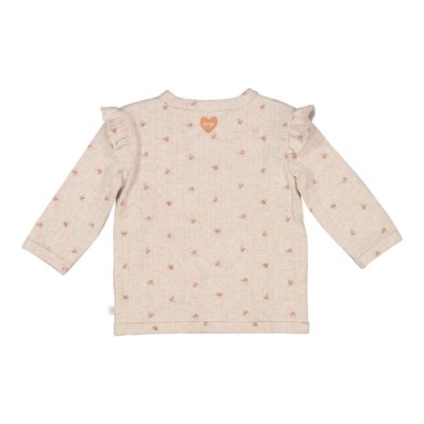 Feetje Wickelshirt langarm Blumen Rippqualität