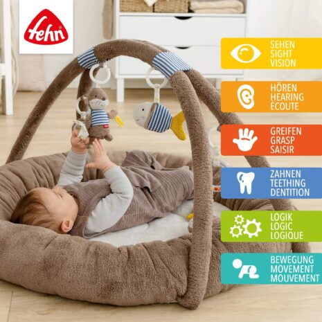 Fehn Spielbogen mit 3-D-Activity-Nest Otter Theo
