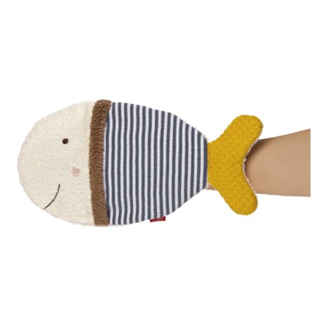 Fehn Waschhandschuh Fisch mehrfarbig