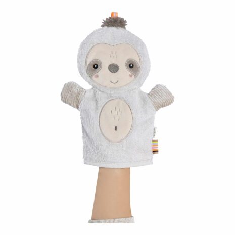 Fehn Waschhandschuh grau