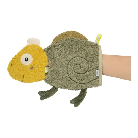 Fehn Waschhandschuh oliv