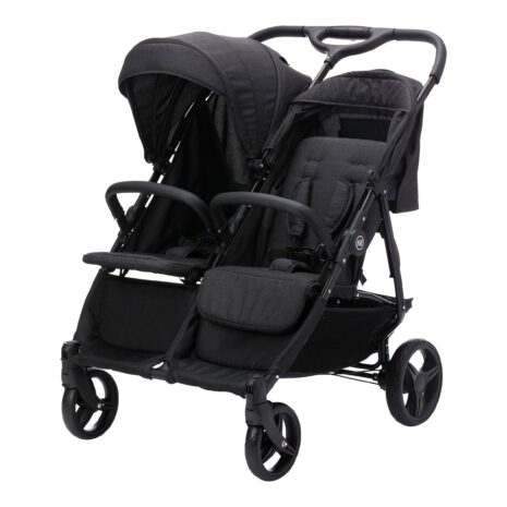 Fill Duo Kinderwagen Zwillingswagen schwarz
