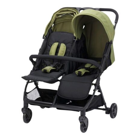 Fill Kinderwagen Zwillingswagen Fill TWIN schwarz | gruen