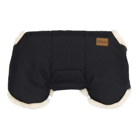 Fillikid Handwärmer Nyby Lammfell schwarz