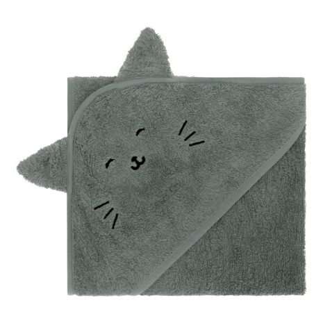 Fillikid Kapuzenbadetuch 75x75 cm gruen