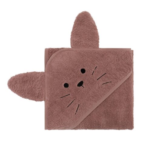 Fillikid Kapuzenbadetuch 75x75 cm rosa