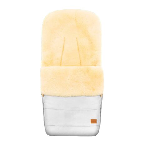 Fillikid Lammfell-Winterfußsack Bernina Reflect grau