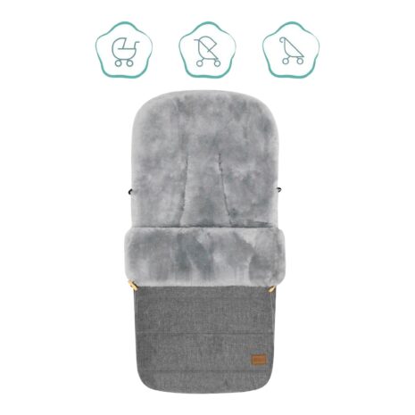 Fillikid Winterfußsack Bernina Alpina grau