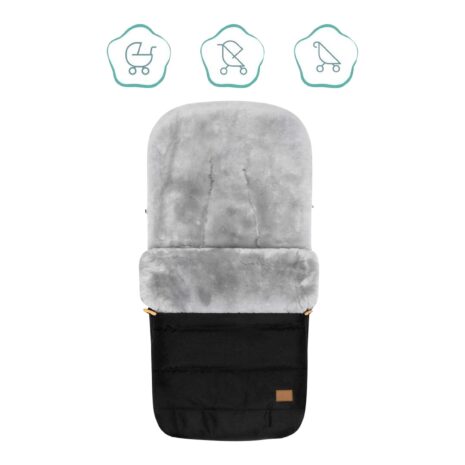 Fillikid Winterfußsack Bernina Alpina schwarz