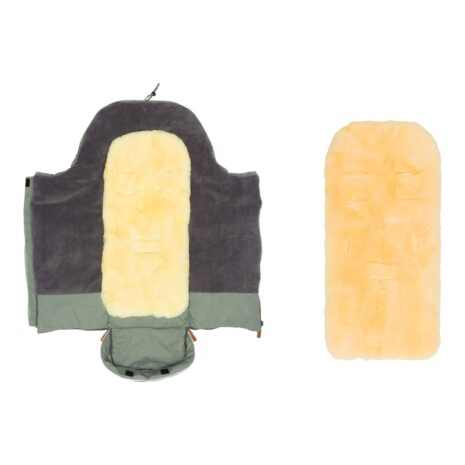 Fillikid Winterfußsack Lammfell Nanga gruen