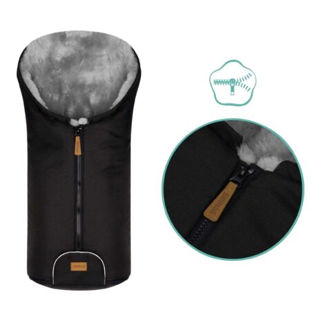 Fillikid Winterfußsack Lammfell Pamir Alpina schwarz Fillikid Winterfußsack Lammfell Pamir Alpina schwarz