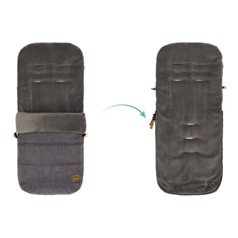 Fillikid Winterfußsack Lanin grau