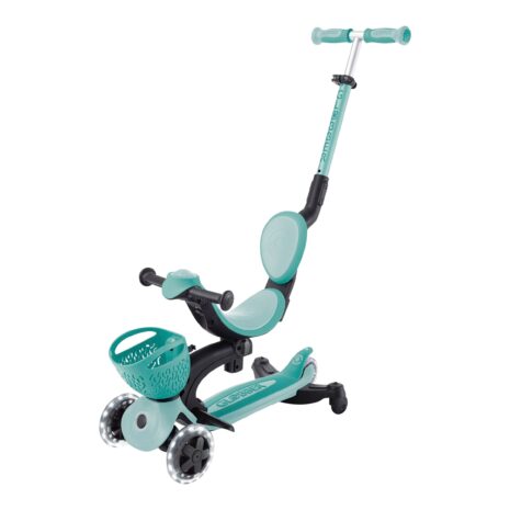 Globber Scooter 3in1 Go-Up Baby 360 mit Leuchtrollen und Leuchtmodul