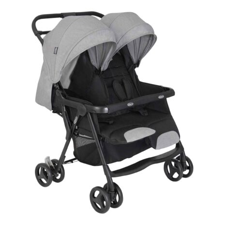 Graco Kinderwagen Geschwisterwagen Duorider grau