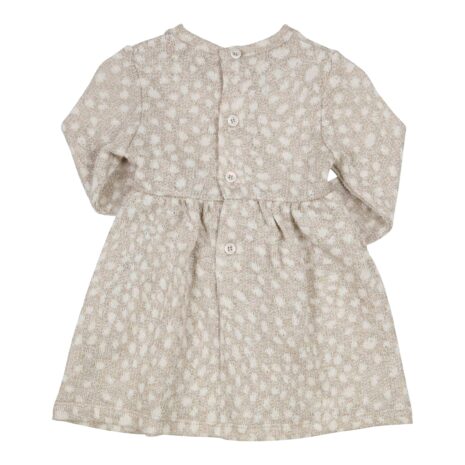 Gymp Kleid langarm mit Lurex Punkte