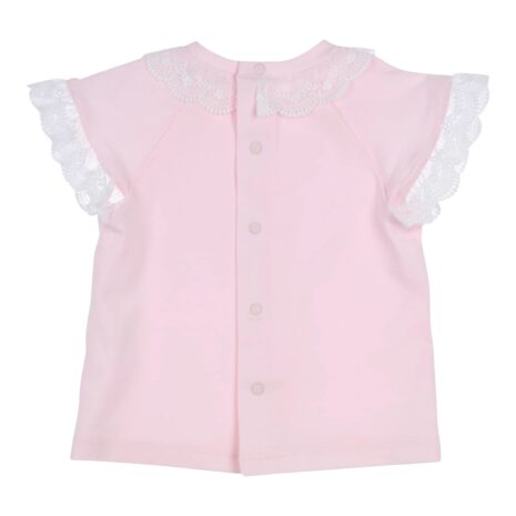 Gymp T-Shirt Flügelarm Spitze Gymp T-Shirt Flügelarm Spitze