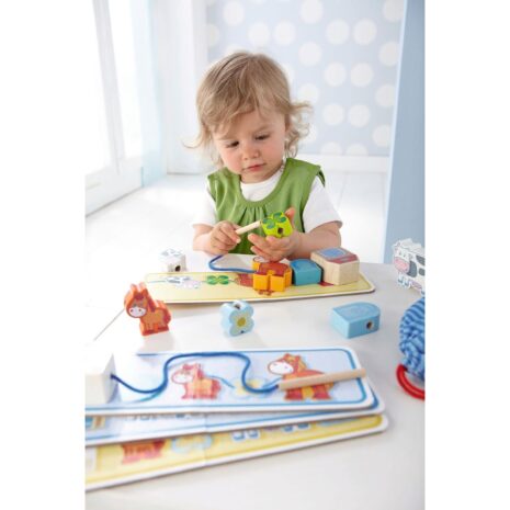 Haba Konzentrationsspiel - Fädelspiel Bauernhof