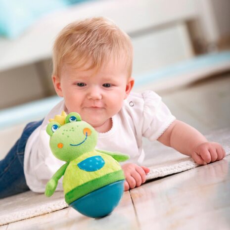 Haba Stoffspielzeug Stehauffigur Frosch Haba Stoffspielzeug Stehauffigur Frosch