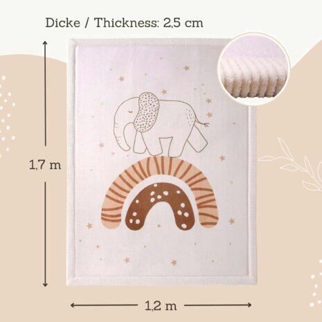 Hakuna Matte Kinderteppich mit Memory-Schaum 120x170