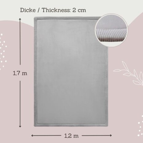 Hakuna Matte Kinderteppich mit Memory-Schaum 120x170 cm