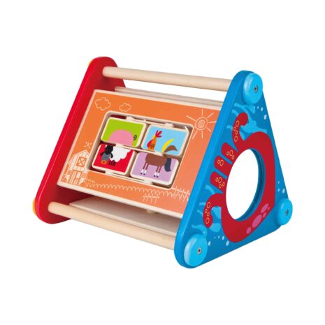 Hape Motorikspielzeug Tierische Action-Box