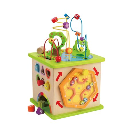 Hape Motorikwürfel kleine Tierchen