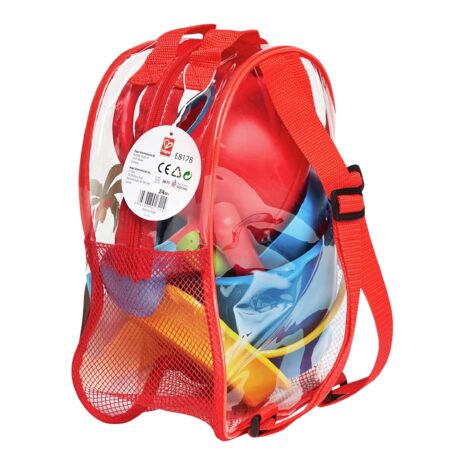 Hape Sandspielzeug Strandrucksack Grundausstattung