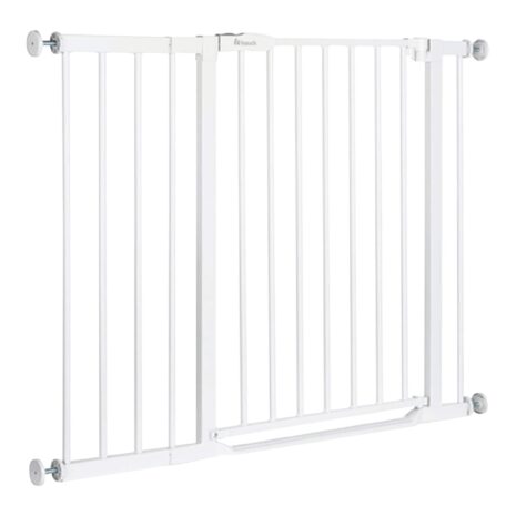 Hauck Tür- & Treppenschutzgitter Clear Step 2 inkl. Verlängerung 21 cm