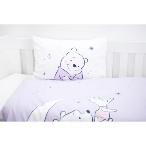 Herding Disney Winnie Puuh Renforcé Wende-Bettwäsche Winnie Pooh 40x60 / 100/135 cm