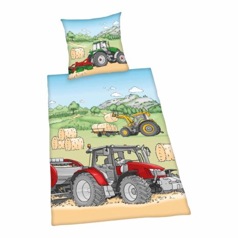 Herding Renforcé-Bettwäsche Traktor 80x80 / 135x200 cm