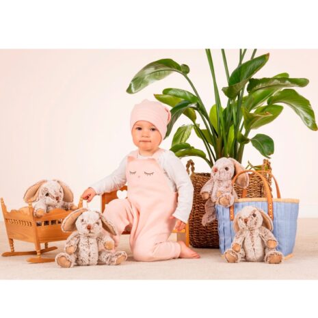 Hermann Teddy Collection Kuscheltier Schlenkerhase grau 25 cm Hermann Teddy Collection Kuscheltier Schlenkerhase grau 25 cm