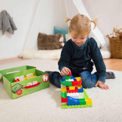 Hubelino Kugelbahn Baukasten mini 45-tlg.