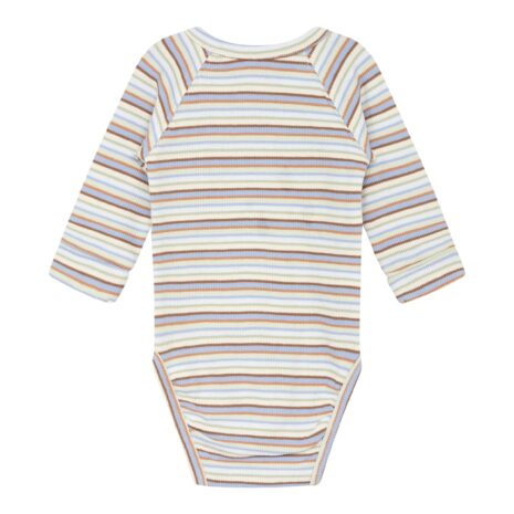 Hust&Claire Wickelbody langarm Ringel Rippqualität